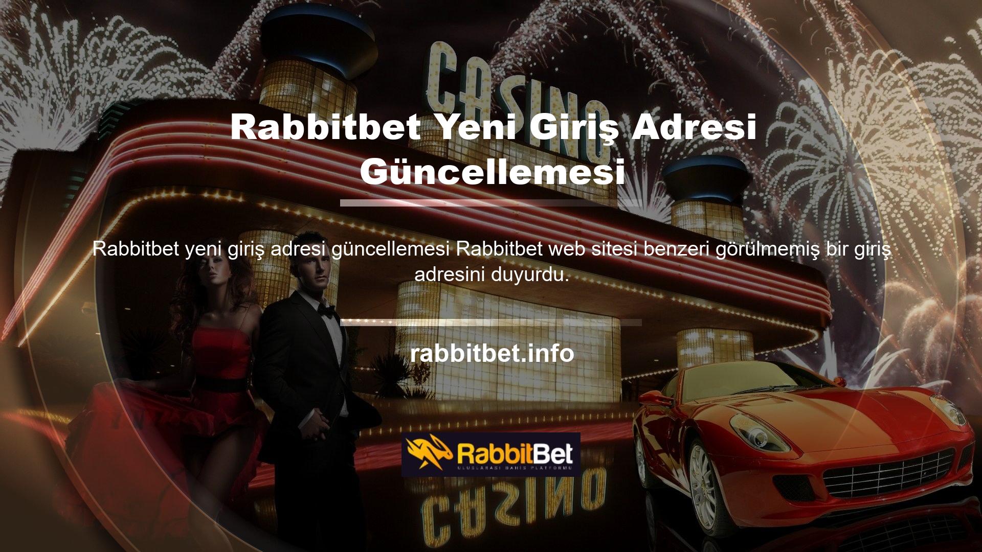 Rabbitbet bahis sitelerine kolay erişim için giriş adresidir